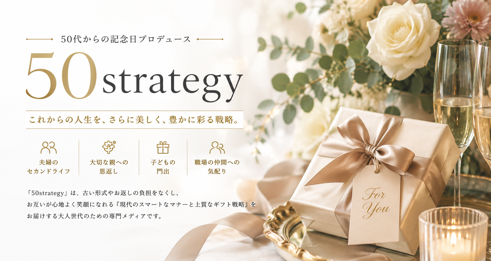 50strategy|50代からの記念日プロデュース